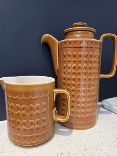 Hornsea saffron coffee pot and - hornsea,
