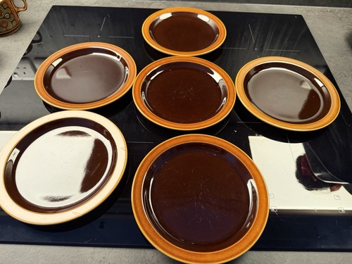 Six hornsea bronte side plates - six,
